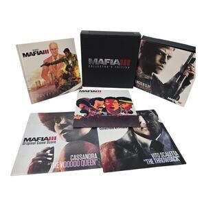 Mafia III: Collector's Edition ( Xbox One 2016) NO GAME - Authentic Read
